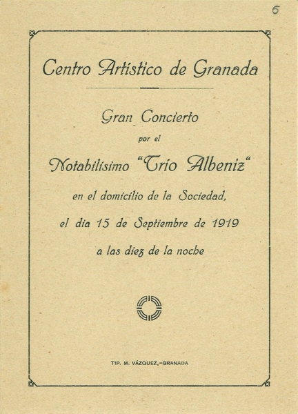 Programa original de 1919